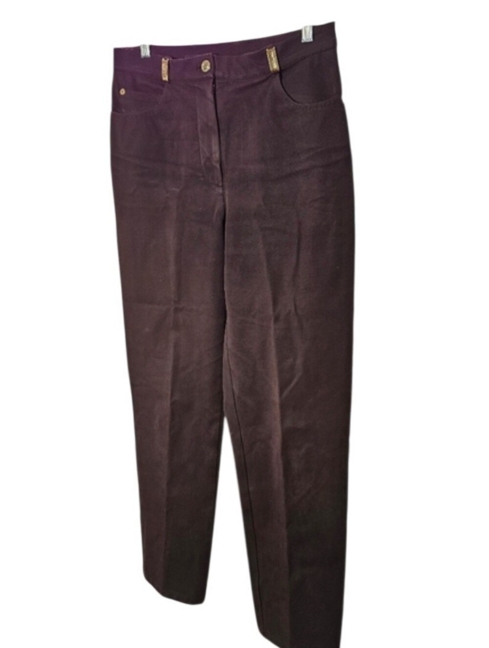 Vintage St. John Sport Bootcut Brown and Gold Fall Jeans - Size 6 WKC Dog Show